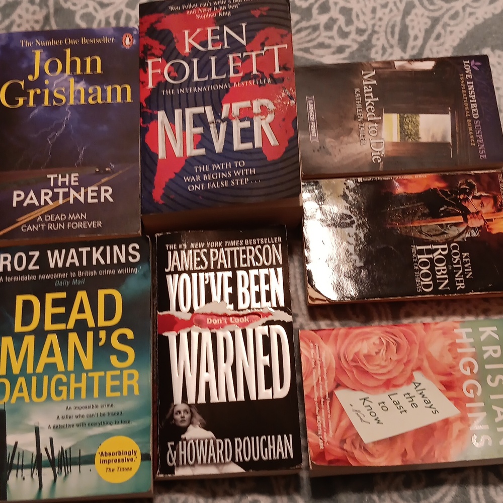 7 paperback novels